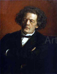  Ilya Repin Portrait of the Composer Anton Rubinstein - Canvas Art Print