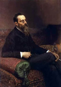  Ilya Repin Portrait of the Composer Nikolay Rymsky-Korsakov - Canvas Art Print
