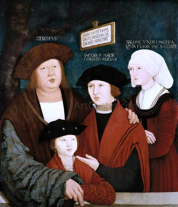  Bernhard Strigel Portrait of the Cuspinian Family - Canvas Art Print