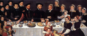  Cornelis De Zeeuw Portrait of the De Mucheron Family - Canvas Art Print