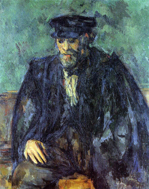  Paul Cezanne Portrait of the Gardener Vallier - Canvas Art Print