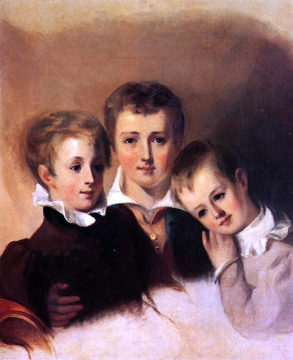 Thomas Sully Portrait of the Howell  Boys - Canvas Art Print
