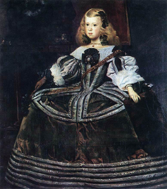  Juan Bautista Martinez Del Mazo Portrait of the Infanta Margarita - Canvas Art Print