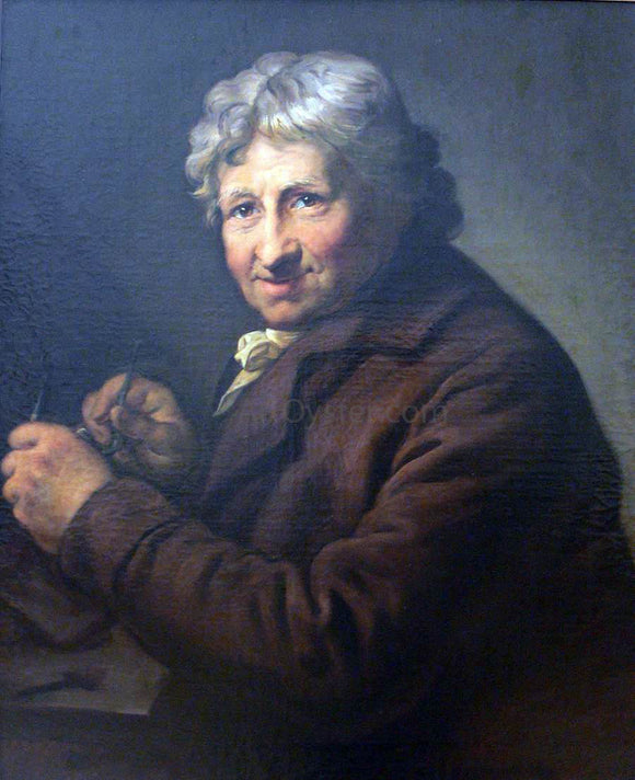  Anton Graff Portrait of the Painter Daniel Nikolaus Chodowiecki - Canvas Art Print
