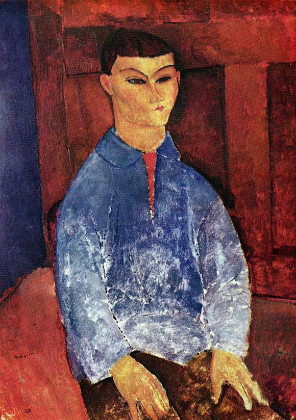  Amedeo Modigliani Portrait of the Painter Moise Kisling - Canvas Art Print