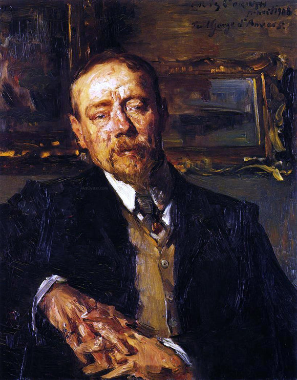  Lovis Corinth Portrait of the Painter Paul Eugene Gorge - Canvas Art Print
