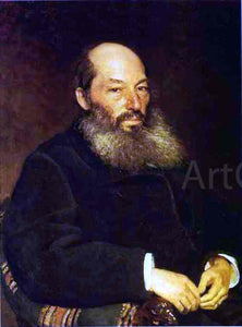  Ilia Efimovich Repin Portrait of the Poet Afanasy Fet - Canvas Art Print