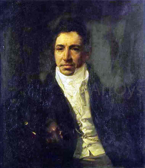  Karl Pavlovich Brulloff Portrait of the Secretary of State Piotr Kikin - Canvas Art Print