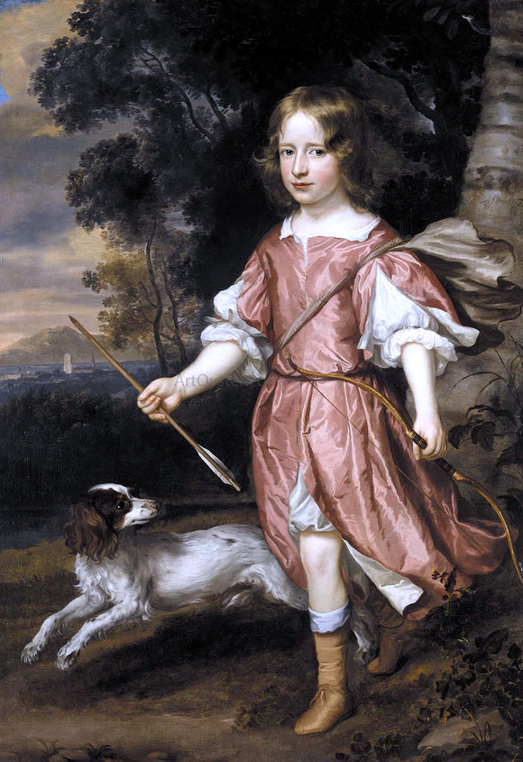 Jan Mytens Portrait of the Son of a Nobleman as Cupid - Canvas Art Print