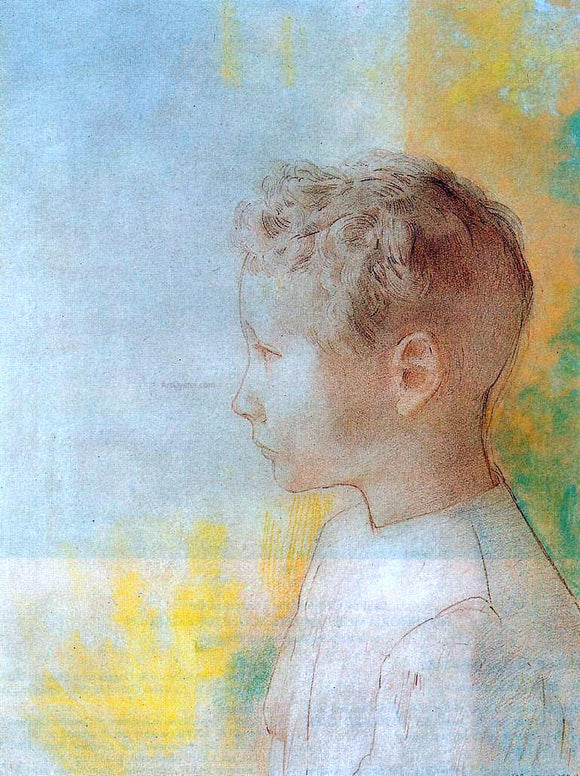  Odilon Redon Portrait of the Son of Robert de Comecy - Canvas Art Print