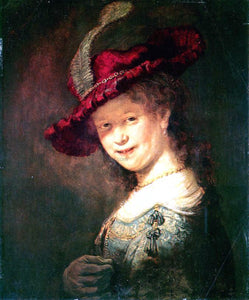  Rembrandt Van Rijn Portrait of the Young Saskia - Canvas Art Print