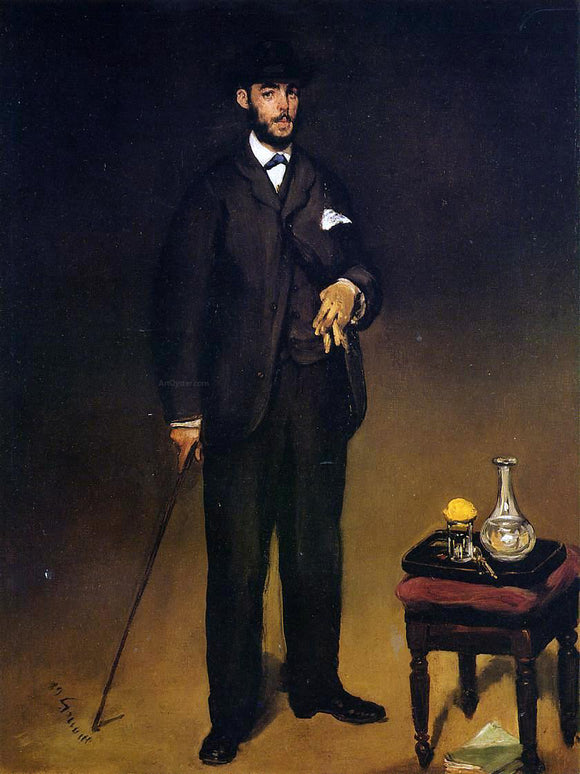  Edouard Manet Portrait of Theodore Duret - Canvas Art Print