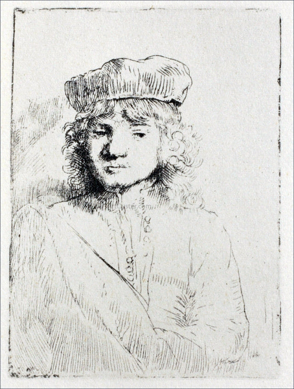  Rembrandt Van Rijn The Portrait of Titus, Rembrandt's Son - Canvas Art Print
