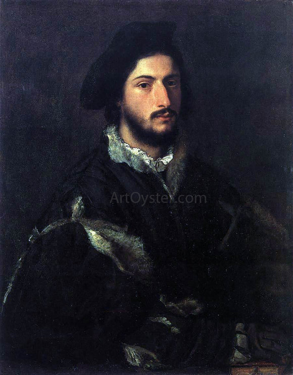  Titian Portrait of Tomaso or Vincenzo Mosti - Canvas Art Print