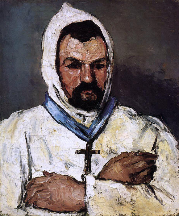  Paul Cezanne Portrait of Uncle Dominique as a Monk - Canvas Art Print