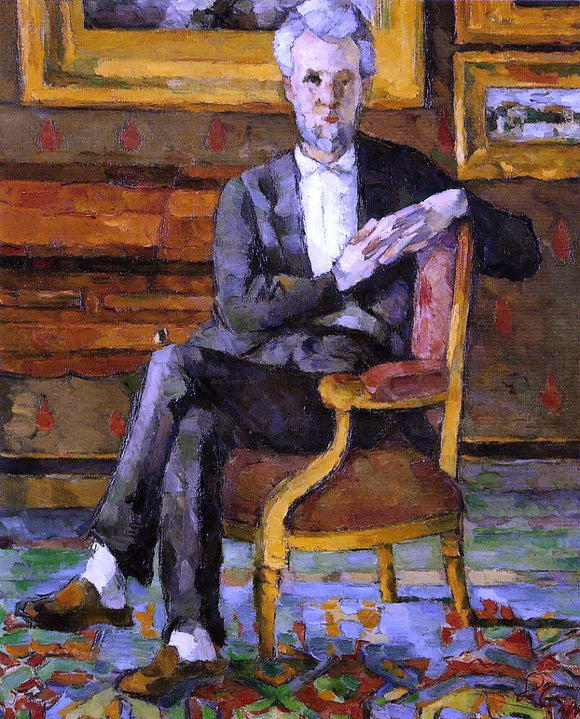  Paul Cezanne Portrait of Victor Chocquet, Seated - Canvas Art Print