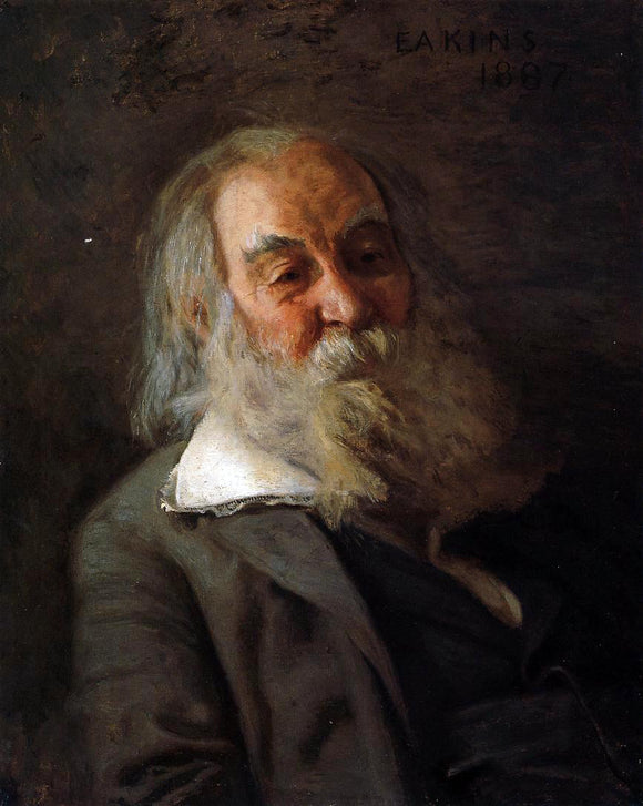  Thomas Eakins Portrait of Walt Whitman - Canvas Art Print