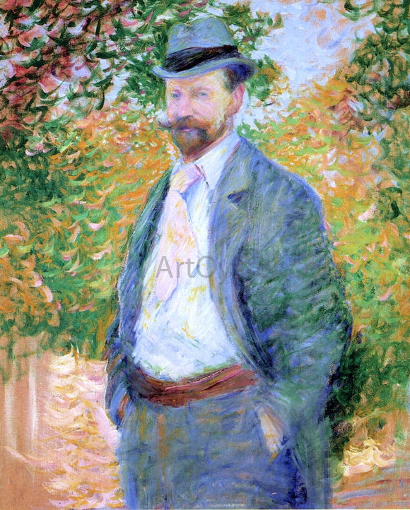  Theodore Earl Butler Portrait of William H. Hurt, Giverny, 1897 - Canvas Art Print