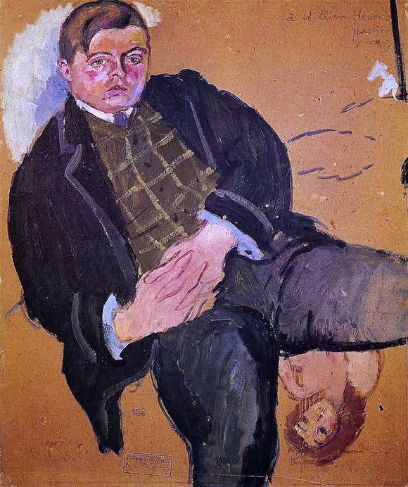  Jules Pascin Portrait of William Howard - Canvas Art Print