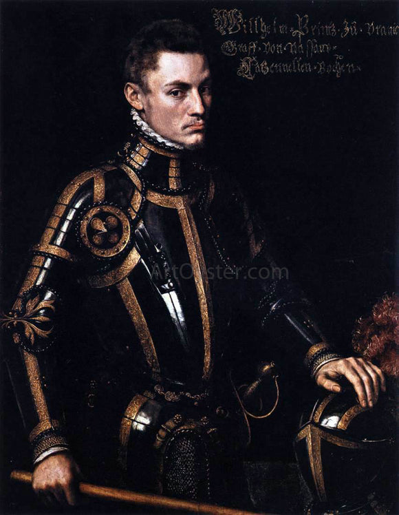  Anthonis Mor Van Dashorst Portrait of William of Orange - Canvas Art Print