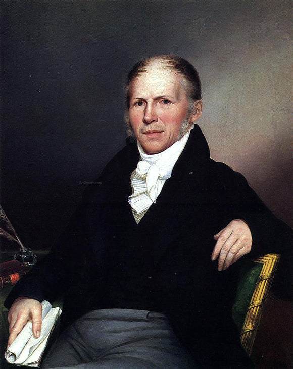 James Peale Portrait of William Young - Canvas Art Print
