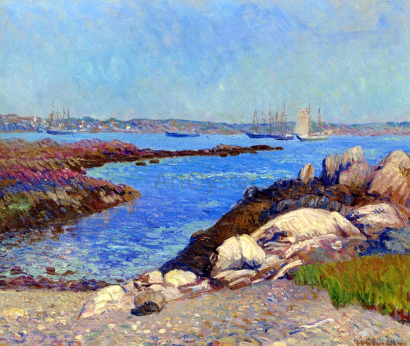  William James Glackens Portsmouth Harbor, New Hampshire - Canvas Art Print