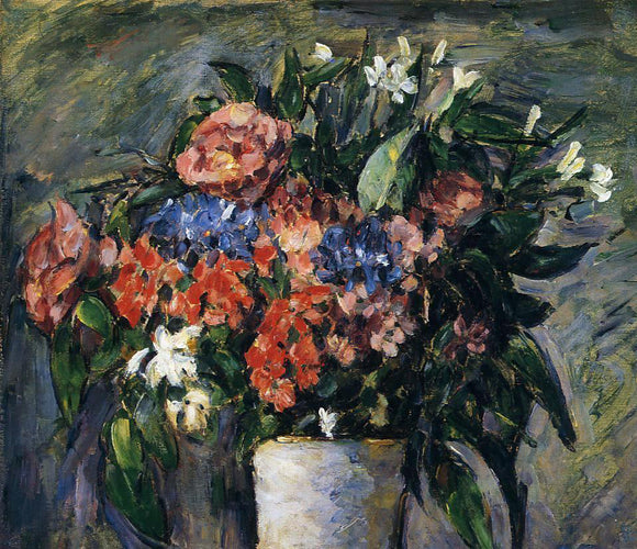  Paul Cezanne Pot of Flowers - Canvas Art Print