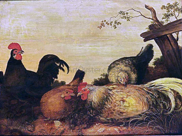 Gijsbert Gillisz De Hondecoeter Poultry - Canvas Art Print