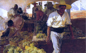  Joaquin Sorolla Y Bastida Preparing Raisins - Canvas Art Print