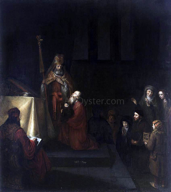  Abraham Van Dijck Presentation in the Temple - Canvas Art Print