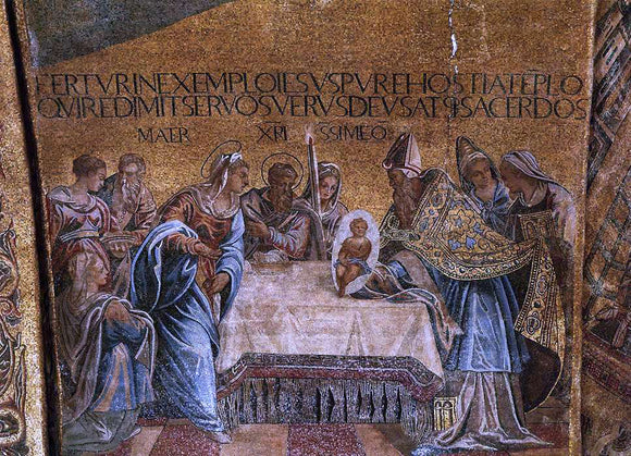  Domenico Robusti Presentation of Christ in the Temple - Canvas Art Print