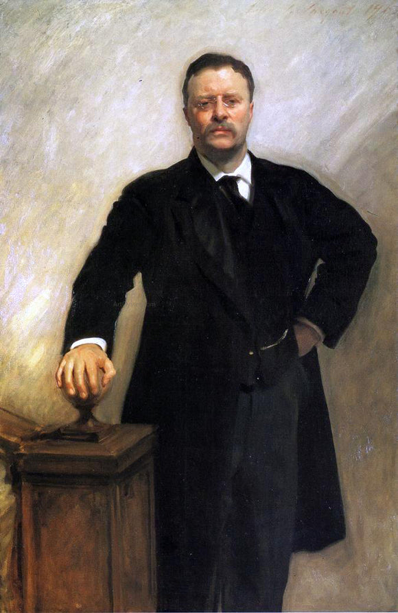  John Singer Sargent President Theodore Roosevelt - Canvas Art Print
