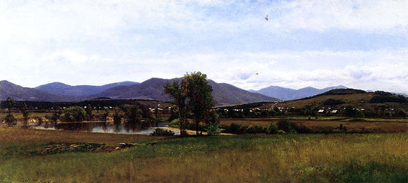  James McDougal Hart Presidential Range, White Mountains - Canvas Art Print