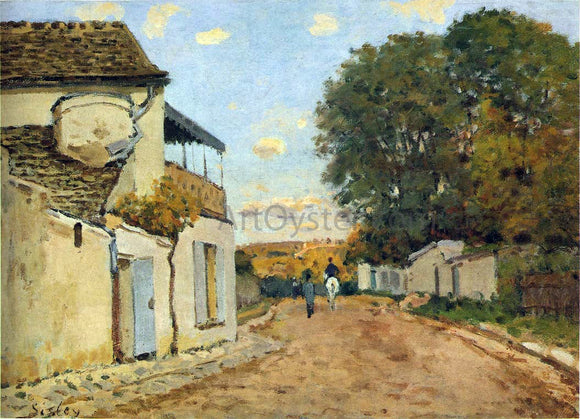  Alfred Sisley Princesse Street in Louveciennes - Canvas Art Print