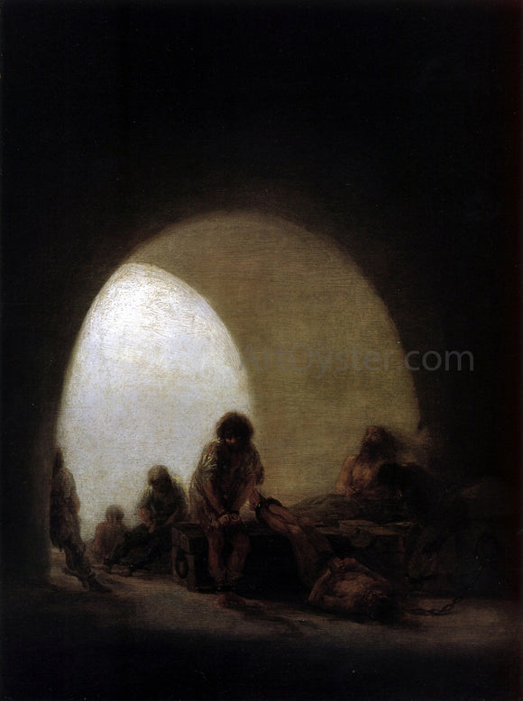  Francisco Jose de Goya Y Lucientes Prison Interior - Canvas Art Print
