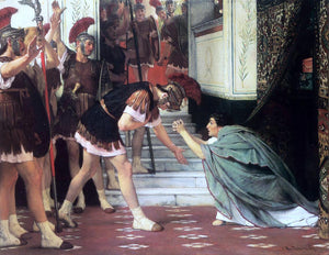  Sir Lawrence Alma-Tadema Proclaiming Claudius Emperor - Canvas Art Print