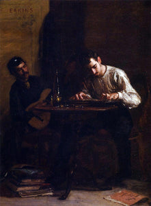  Thomas Eakins Professionals at Rehearsal - Canvas Art Print
