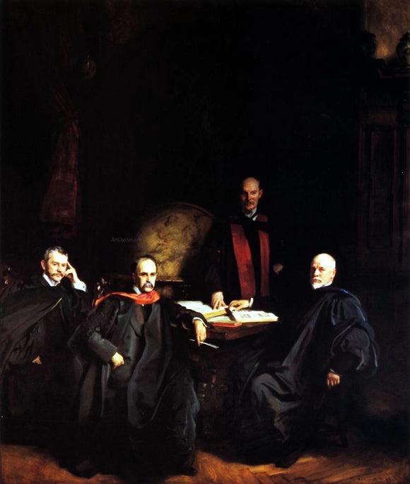  John Singer Sargent Professors Welch, Halsted, Osler and Kelly (also known as The Four Doctors) - Canvas Art Print