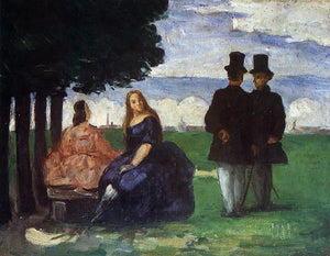  Paul Cezanne Promenade - Canvas Art Print