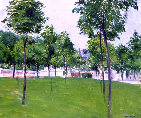  Gustave Caillebotte Promenade at Argenteuil - Canvas Art Print