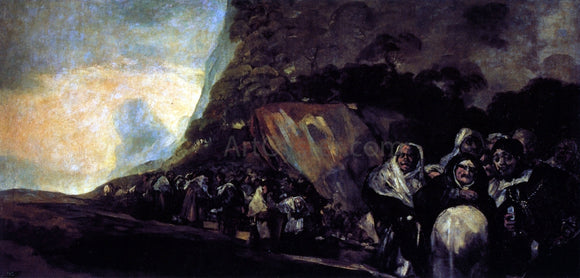  Francisco Jose de Goya Y Lucientes Promenade of the Holy Office - Canvas Art Print