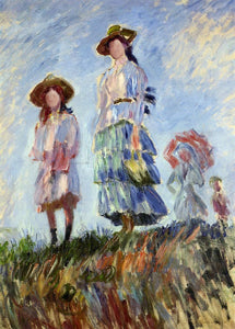  Claude Oscar Monet Promenade (study) - Canvas Art Print