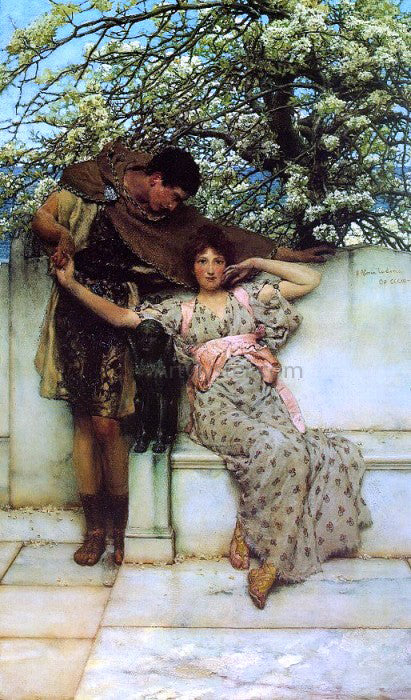  Sir Lawrence Alma-Tadema Promise of Spring - Canvas Art Print