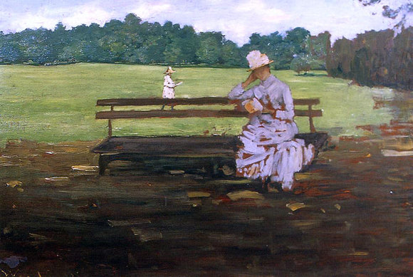  William Merritt Chase Prospect Park, Brooklyn - Canvas Art Print
