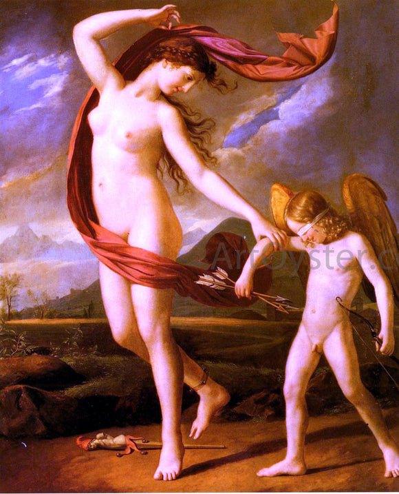  Joseph Berger Psyche Et Cupidon - Canvas Art Print