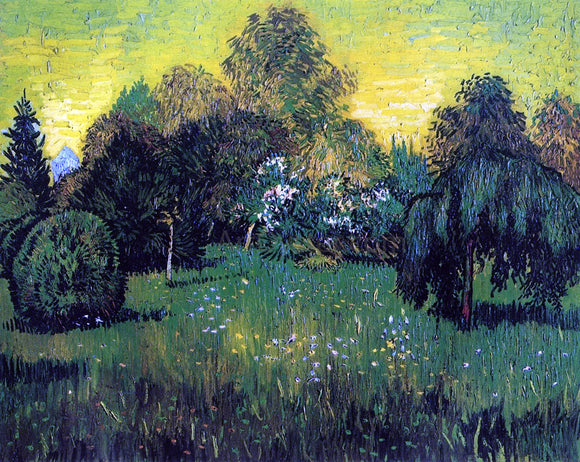  Vincent Van Gogh Public Park with Weeping Willow: The Poet's Garden I - Canvas Art Print