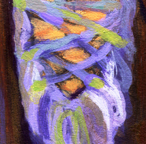  Our Original Collection Purple Dance Shoe - Canvas Art Print