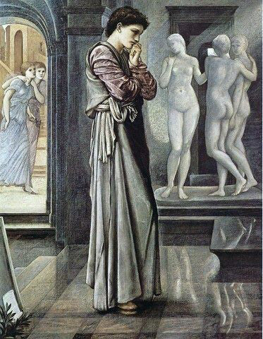  Sir Edward Burne-Jones Pygmalion and the Image I: The Heart Desires - Canvas Art Print
