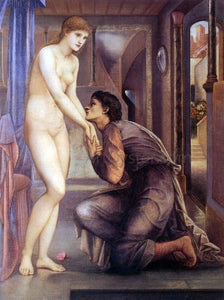  Sir Edward Burne-Jones Pygmalion and the Image - The Soul Attains - Canvas Art Print