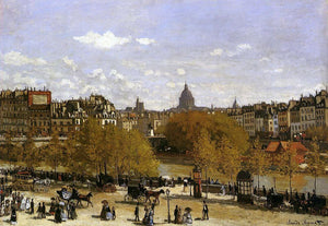  Claude Oscar Monet Quai du Louvre - Canvas Art Print